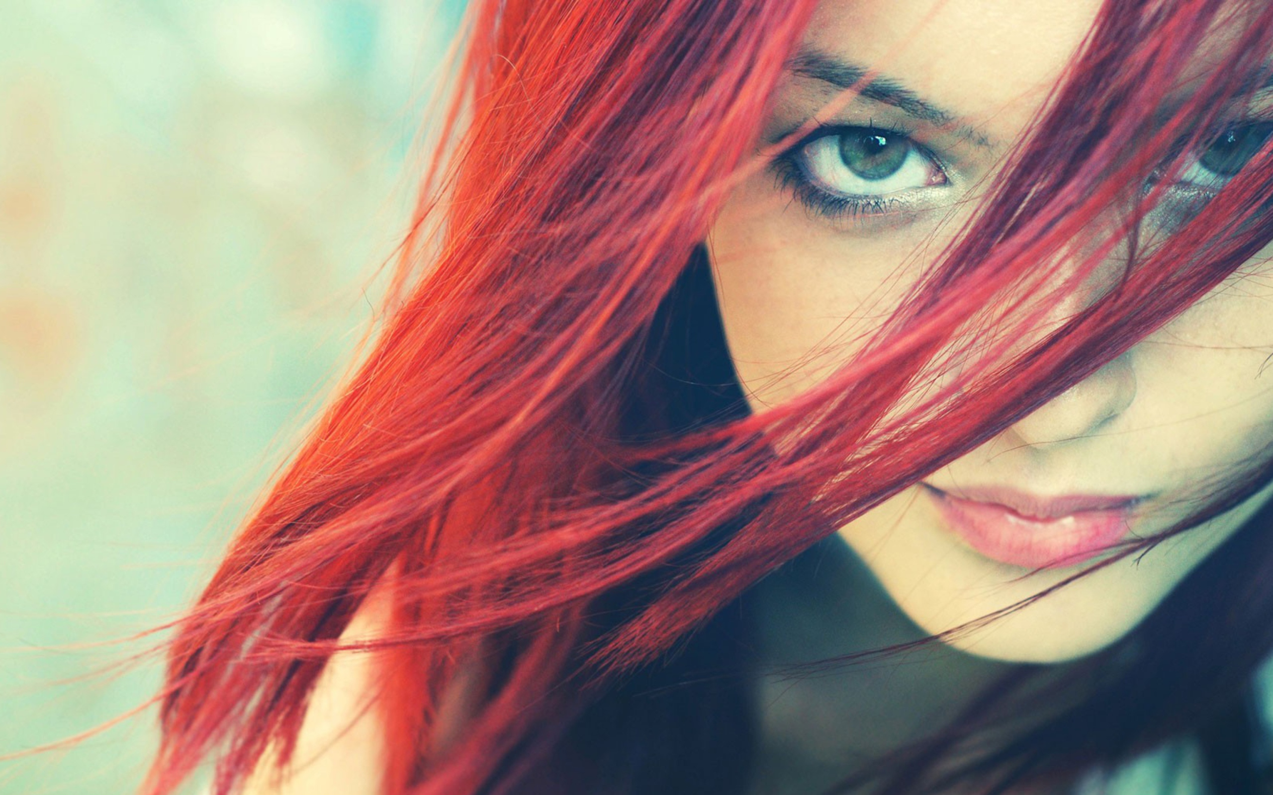 Sfondi Redhead And Green Eyes 2560x1600