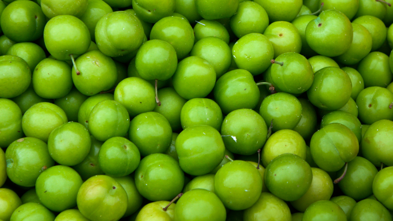 Sfondi Green Apples - Granny Smith 1280x720
