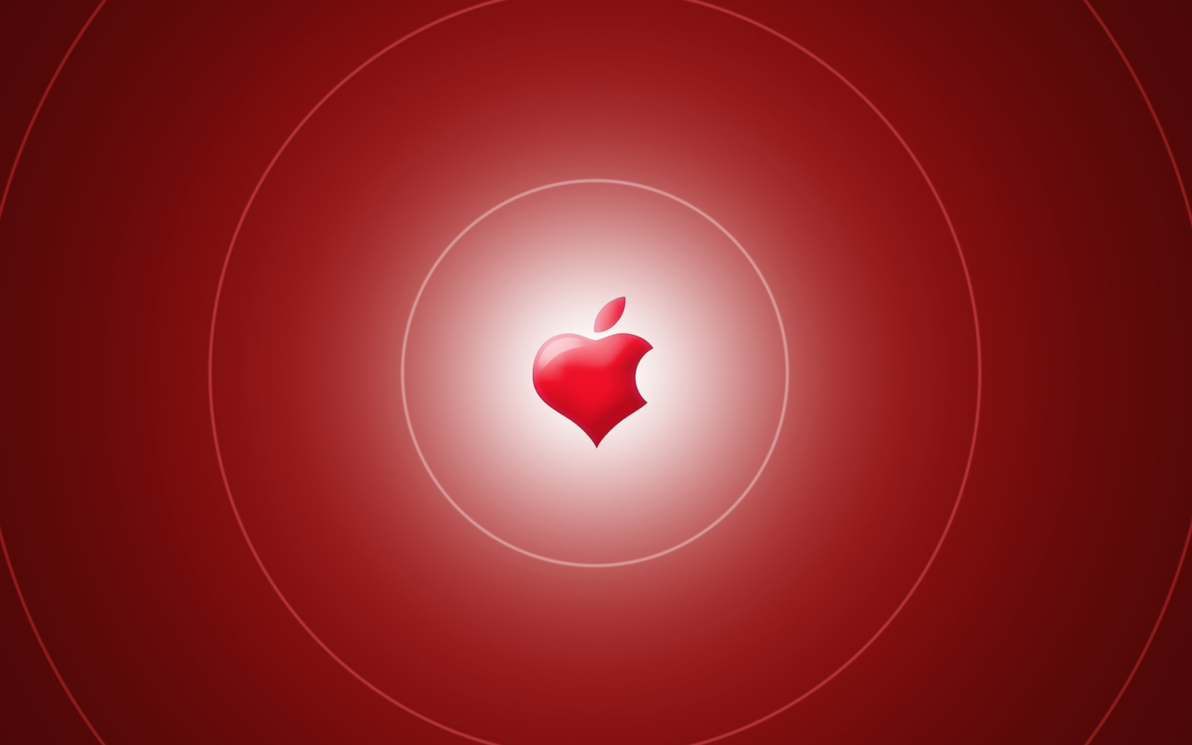 Das Red Apple Wallpaper 1680x1050