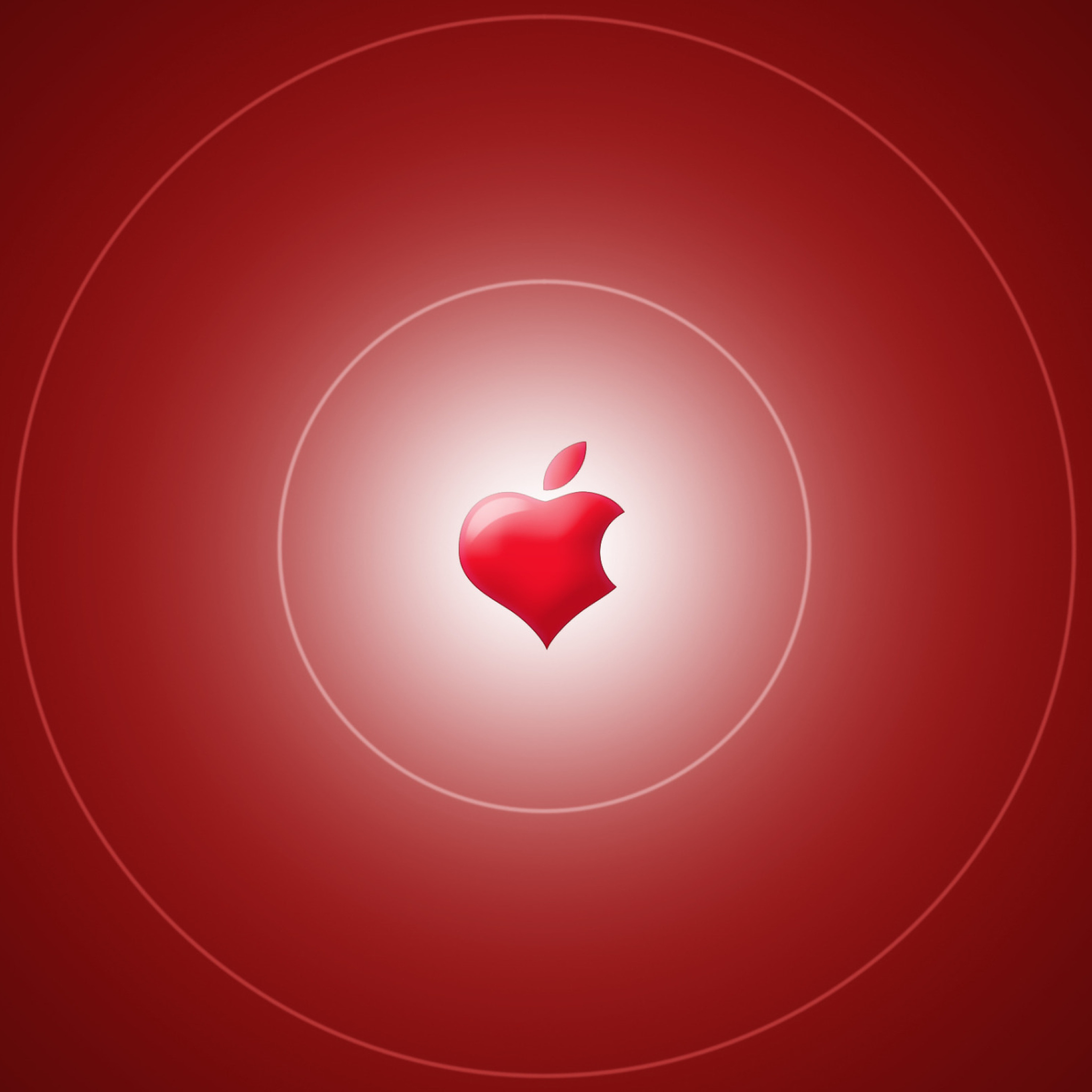 Fondo de pantalla Red Apple 2048x2048