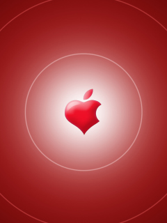 Das Red Apple Wallpaper 240x320