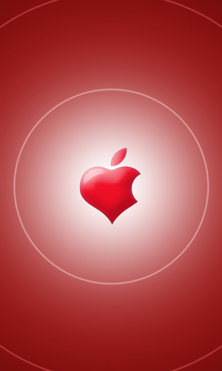 Sfondi Red Apple 768x1280