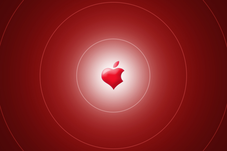 Fondo de pantalla Red Apple