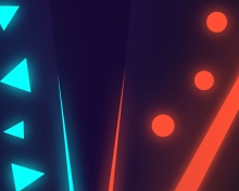 Blue Red Neon screenshot #1 220x176