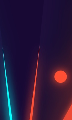 Blue Red Neon screenshot #1 240x400