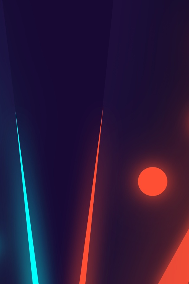 Blue Red Neon screenshot #1 640x960