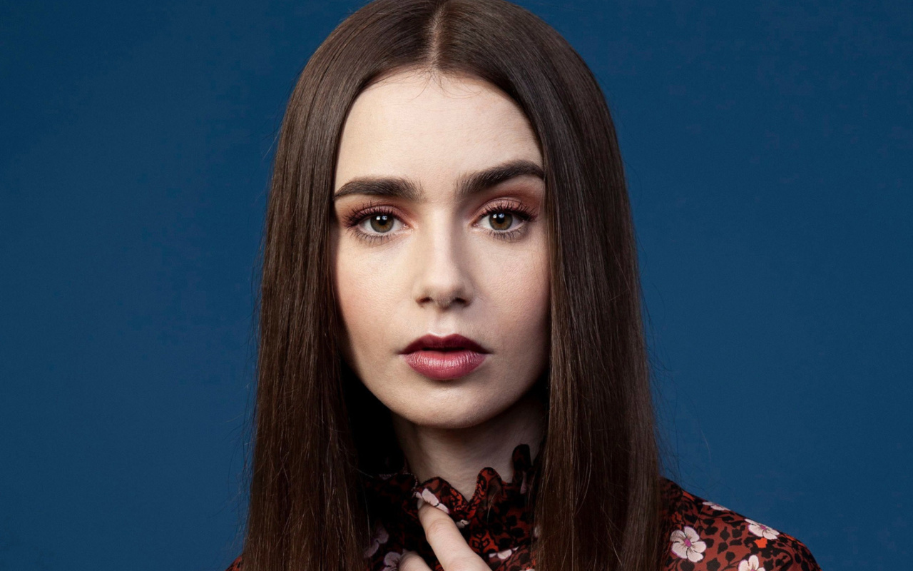 Lily Collins wallpaper 1280x800
