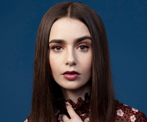 Lily Collins wallpaper 480x400