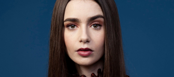 Lily Collins wallpaper 720x320