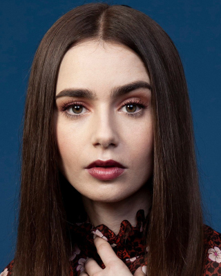 Lily Collins Wallpaper for 240x320