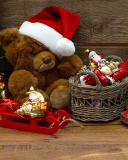 Sfondi Christmas Teddy 128x160