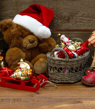 Christmas Teddy - Obrázkek zdarma pro Nokia X7