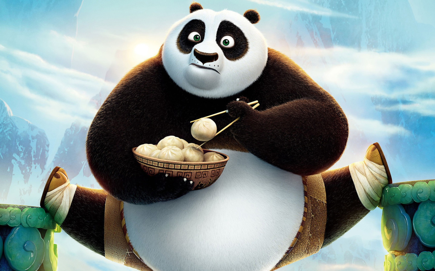 Обои Kung Fu Panda 3 HD 1440x900