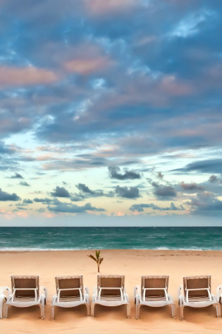 Beach Beds wallpaper 320x480