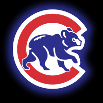 Das Chicago Cubs Baseball Team Wallpaper 208x208