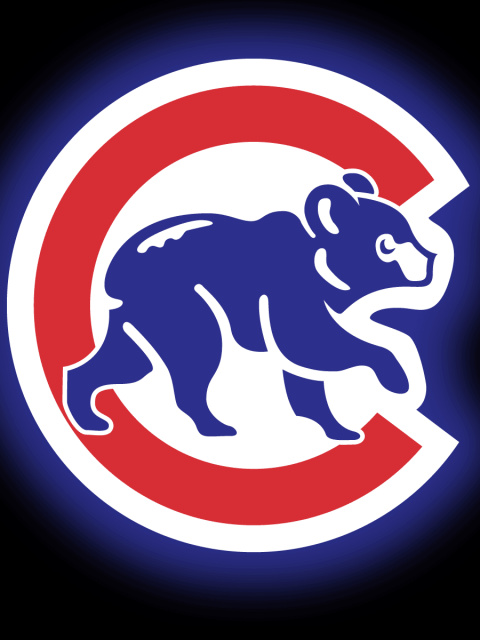 Das Chicago Cubs Baseball Team Wallpaper 480x640