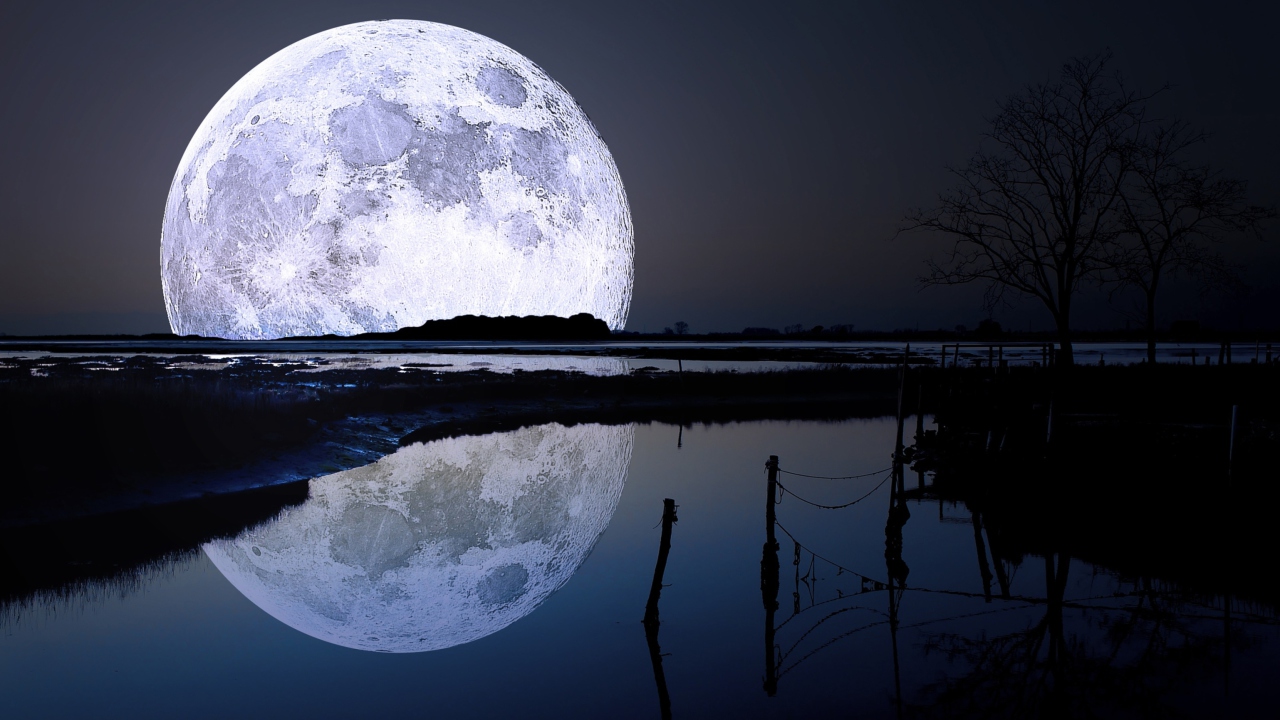 Обои Full Moon 1280x720