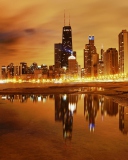 Sfondi Chicago Nights 128x160