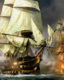 Ship Battle screenshot #1 128x160