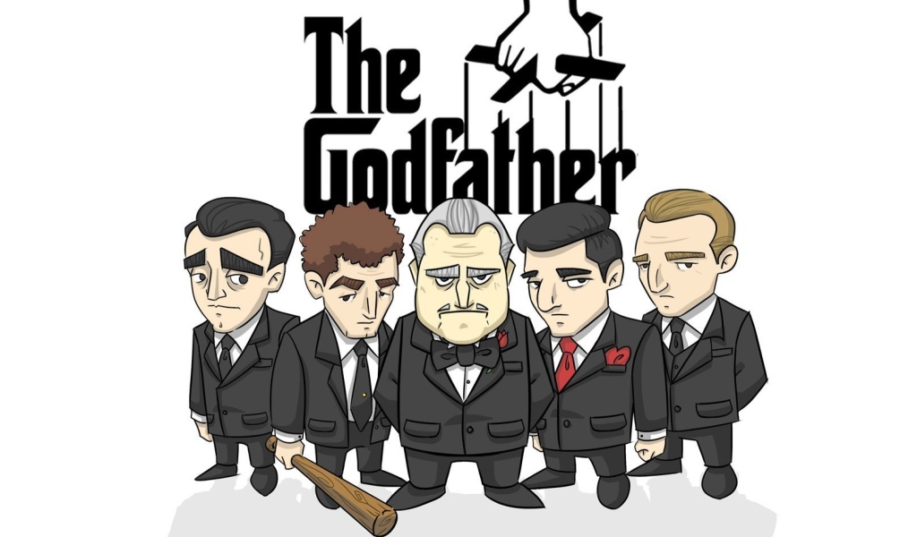 The Godfather Crime Film wallpaper 1024x600