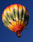 Das Big Colorful Air Balloon Wallpaper 128x160