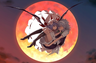 Sakuya and Remilia Picture for Android, iPhone and iPad