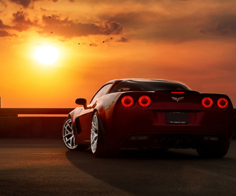 Fondo de pantalla Chevrolet Corvette 480x400