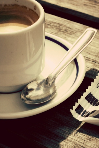 Screenshot №1 pro téma Biscuit And Coffee Cup 320x480