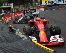 Fondo de pantalla Ferrari Formula 1 Monaco 220x176