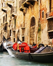 Обои Venice Gondola, Italy 176x220