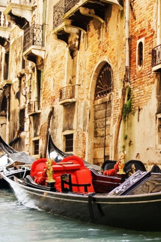 Fondo de pantalla Venice Gondola, Italy 320x480