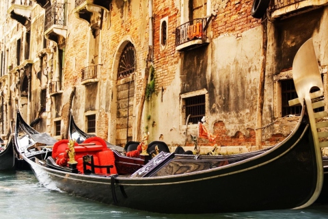 Venice Gondola, Italy wallpaper 480x320