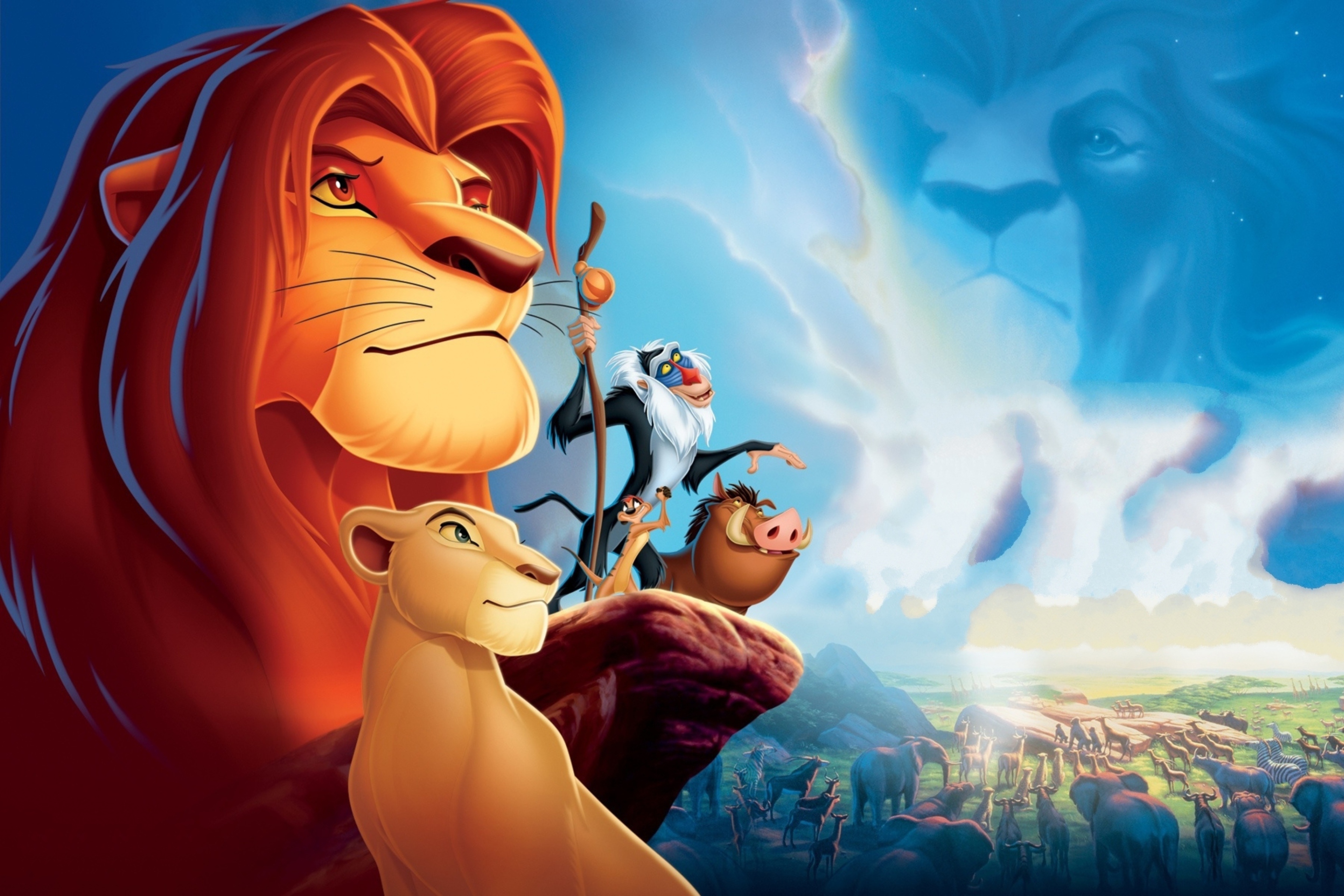 Lion King Cartoon wallpaper 2880x1920