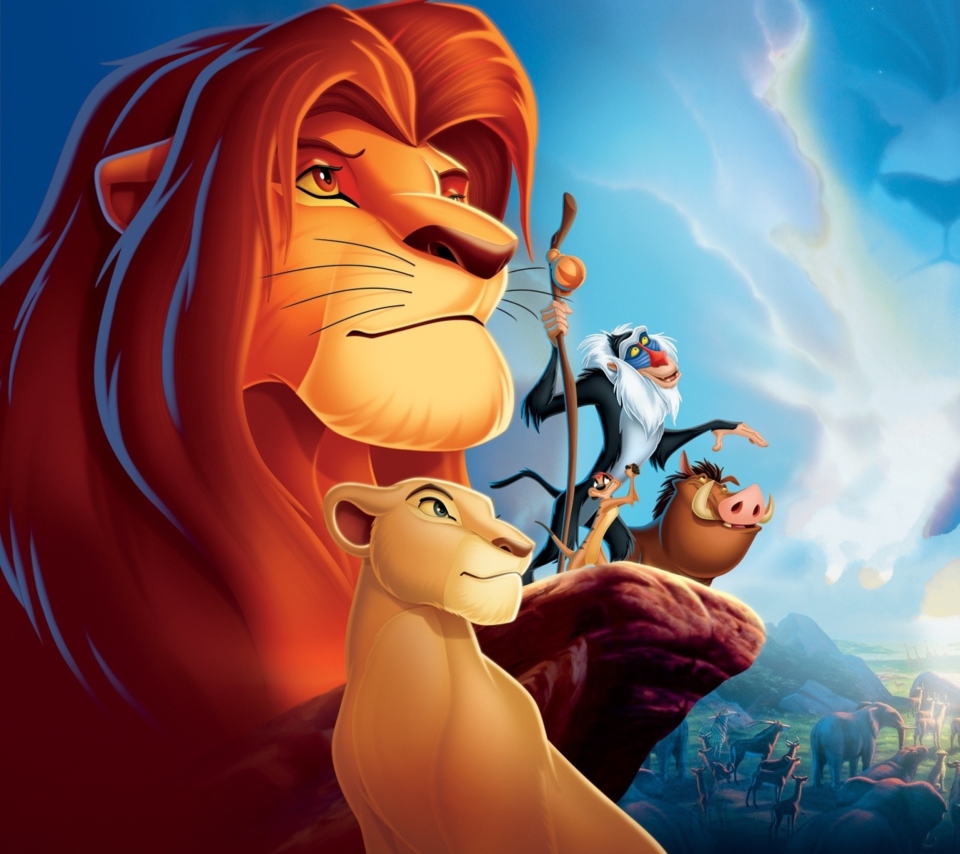 Das Lion King Cartoon Wallpaper 960x854