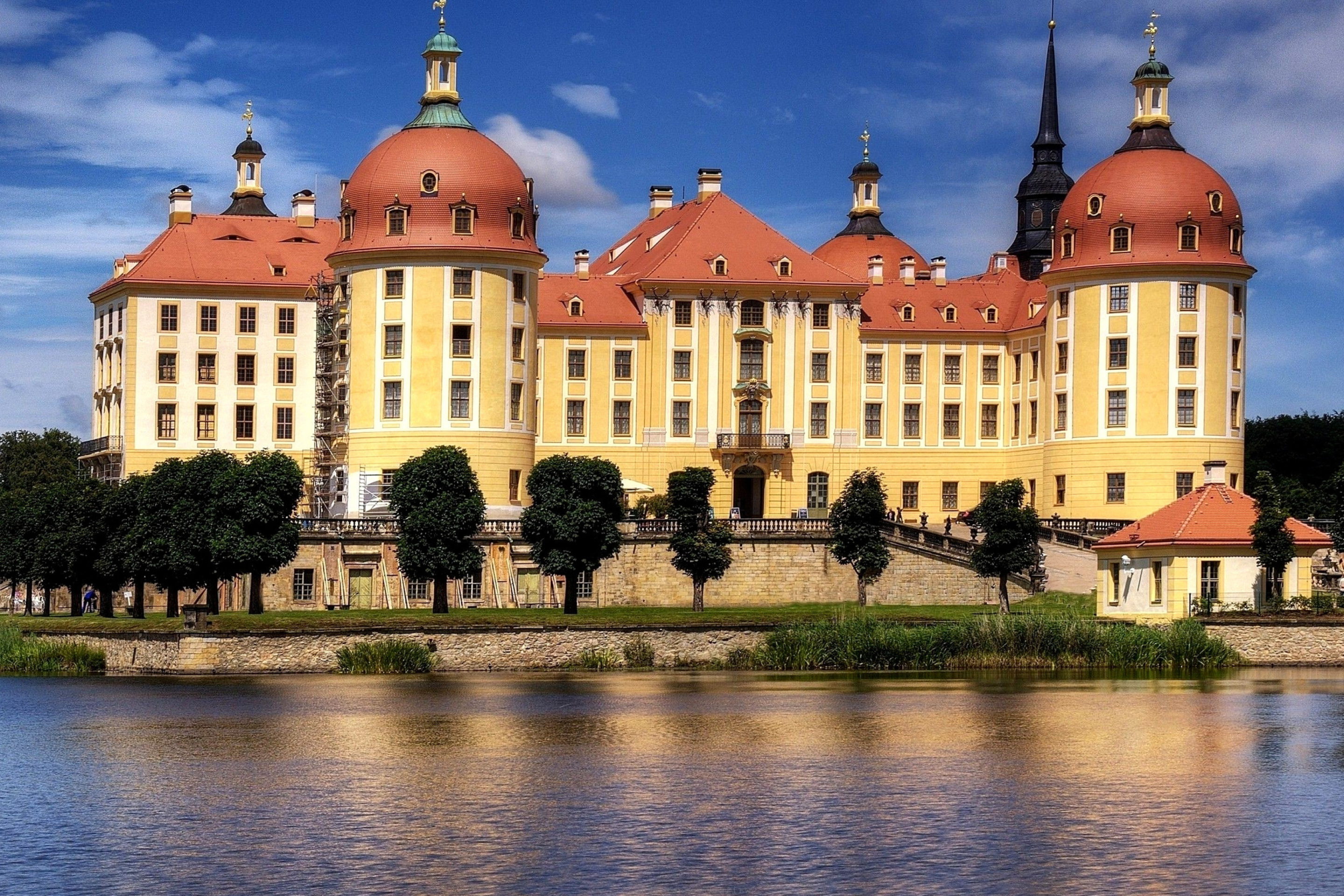 Fondo de pantalla Moritzburg Castle in Saxony 2880x1920