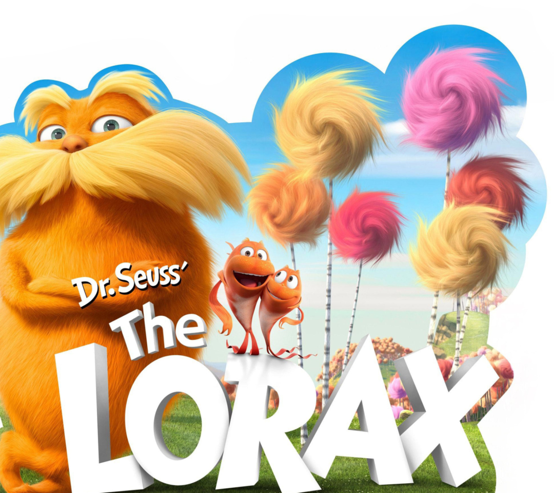 Dr Seuss The Lorax Movie wallpaper 1080x960