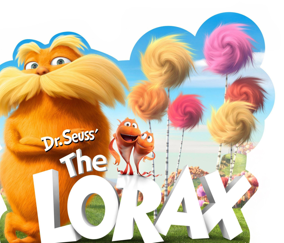 Das Dr Seuss The Lorax Movie Wallpaper 1200x1024