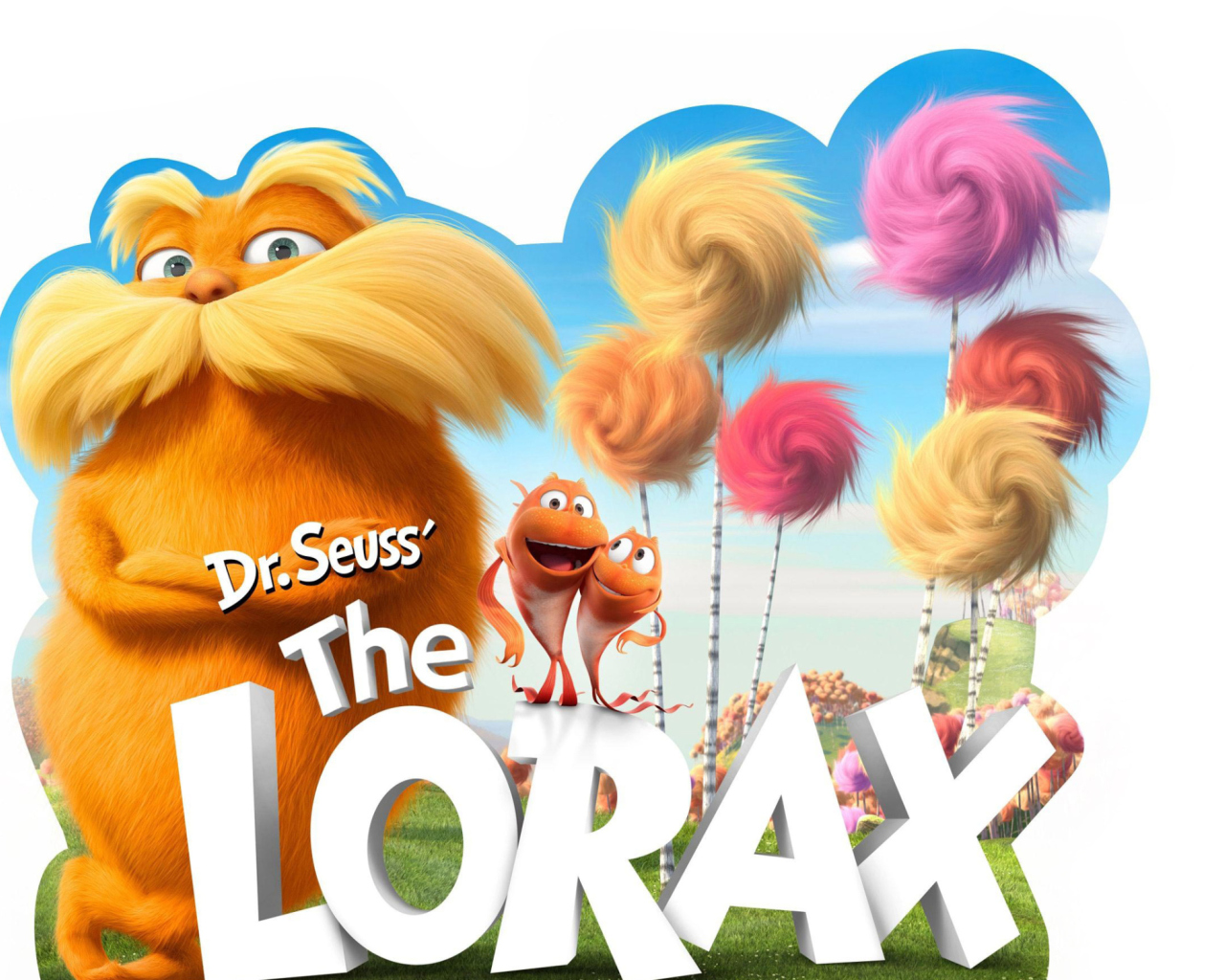 Fondo de pantalla Dr Seuss The Lorax Movie 1280x1024