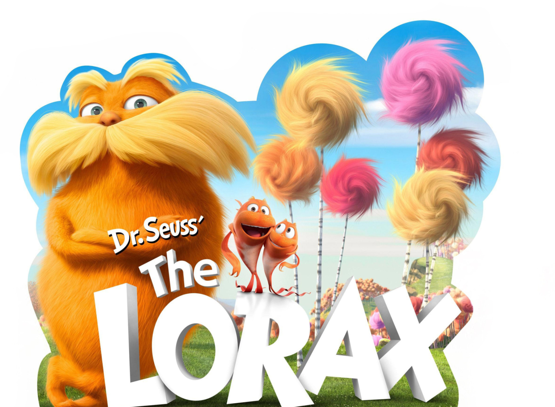 Обои Dr Seuss The Lorax Movie 1920x1408