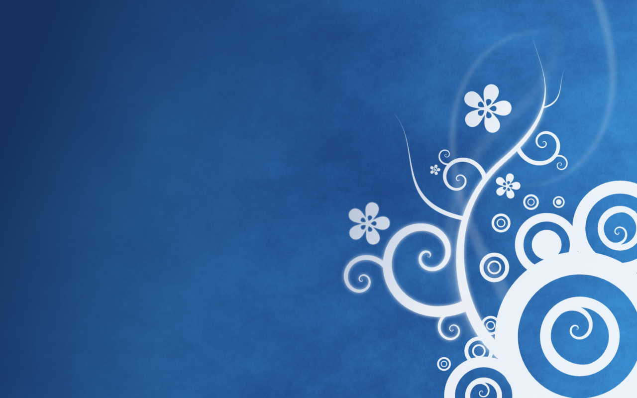 White Blue Abstraction wallpaper 1280x800