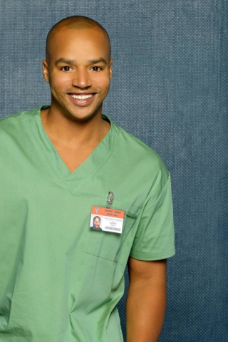 Das Scrubs - Donald Faison Wallpaper 320x480