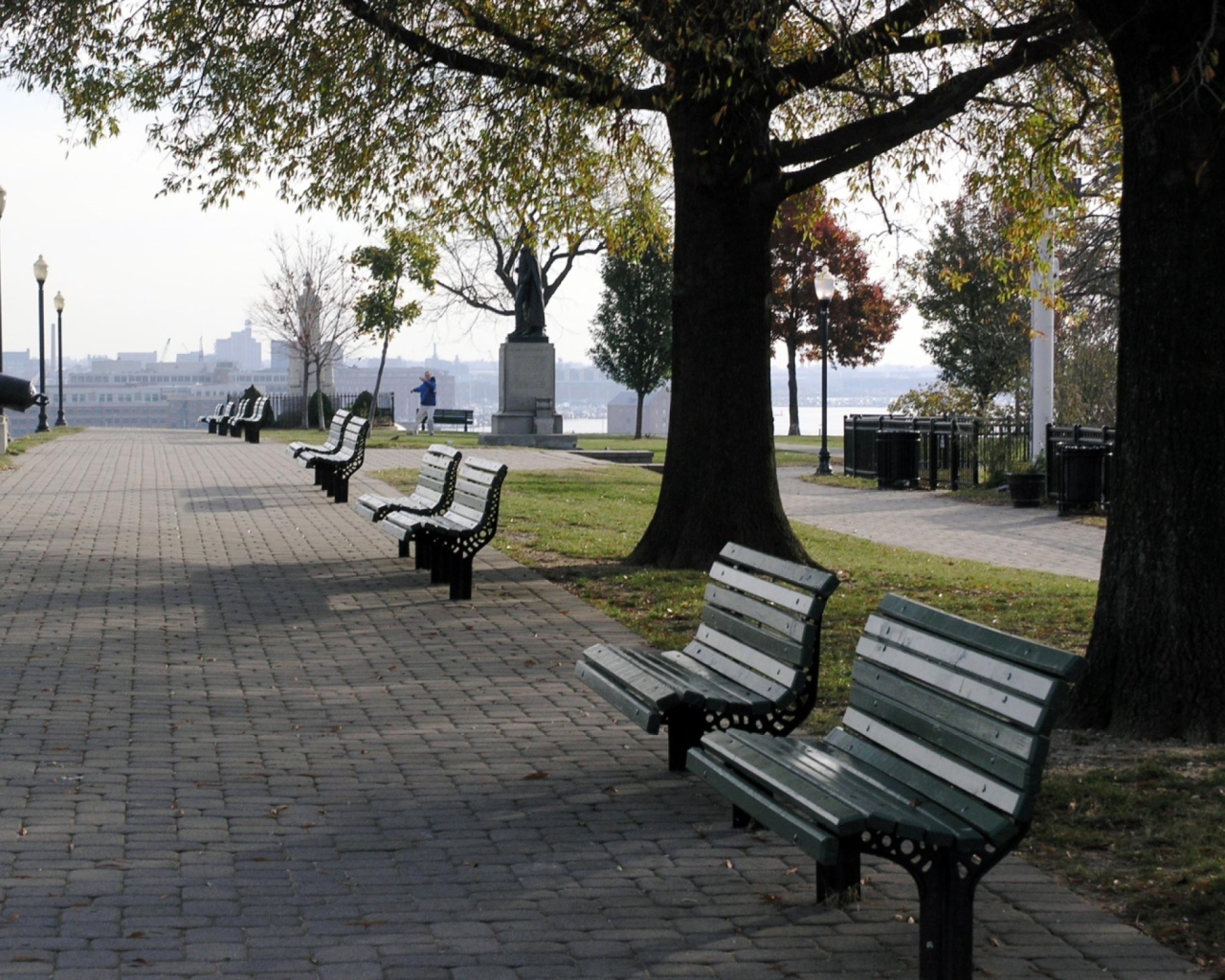 Das Federal Hill Park In Baltimore Wallpaper 1280x1024