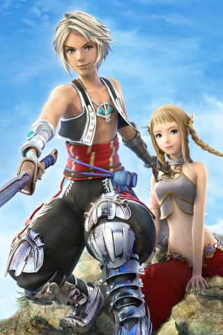 Das Vaan and Penelo - Final Fantasy XII Wallpaper 320x480