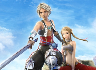 Vaan and Penelo - Final Fantasy XII Background for Android, iPhone and iPad