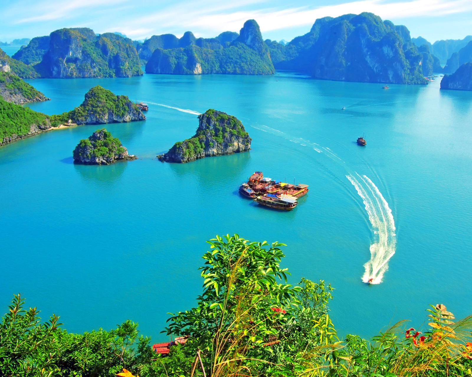 Sfondi Vietnam, Halong Bay 1600x1280