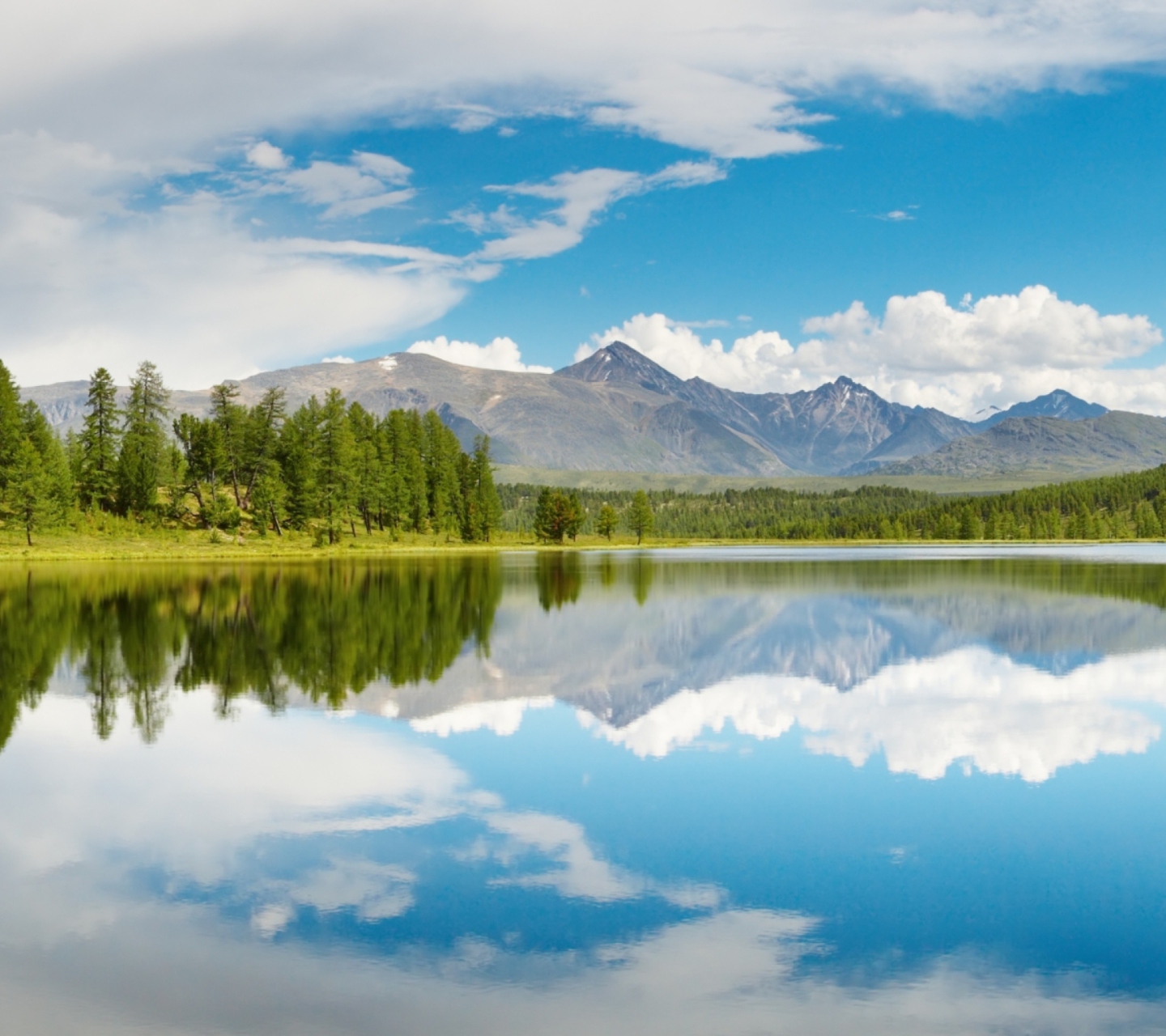 Das Lake And Mountain Wallpaper 1440x1280