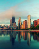 Sfondi Chicago Cityscape 128x160