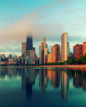 Sfondi Chicago Cityscape 176x220