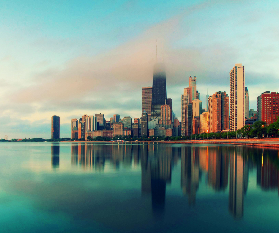 Chicago Cityscape wallpaper 960x800