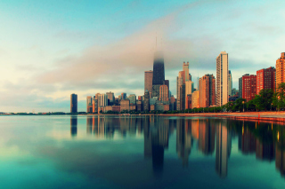 Kostenloses Chicago Cityscape Wallpaper für Android, iPhone und iPad